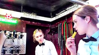 dirtypub - lesbian teen couple cant wait to have sex while they are working in the bar 2022-02-19 2031 Chaturbate webcam video