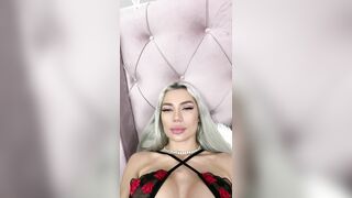 Busty porn style blonde doll AmynaAmy recorded webcam video - yummy girl performs online 12122022 1047