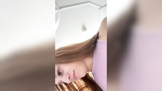 Luana skinnny teen shows fuckable peach ass