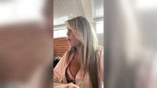 CristyBrain join to breakfast with fucking gorgeous blonde MILF