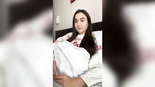 KathrynAllure so warm and natural brunette in the bed