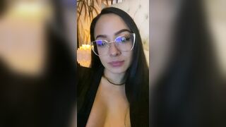 LenaRosen busty stunner in glasses webcam video 280323 1117