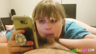 Reddit Browsing Babe Sucks Dick - BDSM Amateur Teen POV